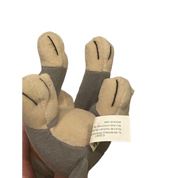 Walt Disney World Lady And The TRAMP 7”  Gray Dog Plush Beanie Toy - Picture 7 of 9